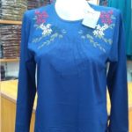 Viskon Bluz Uzun Kollu