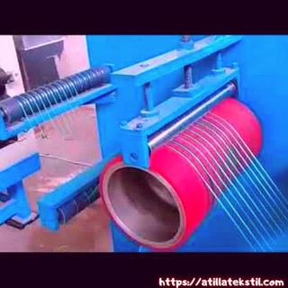 Tekstilde Kadife Dokuma Kumaş İçin İplik Aktarma Aparatı Makinesi