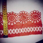 Kırmızı Dantel İğneoyası 11 Santim