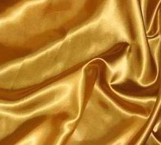 Altın Rengi (Gold) Cupra Kupra Kumaş Görüntüsü Kırışık Halde