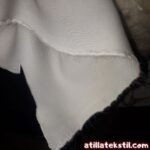 Polyester Eşofman ve Maskelik Scuba Dalgıç Kumaş İnce - Beyaz Renk Toptan