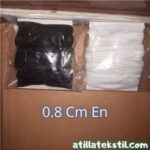 Siyah ve Beyaz Toptan Örme Don Lastiği Nerede Satılır? İstanbul Zeytinburnu Merter Bayrampaşa 0,8 cm Fiyatları - Don Lastiği Al - Atilla Tekstil