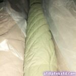 Fıstık Yeşili Açık Renk Su Geçirmez Lamine Kapitone Kumaş