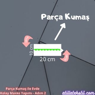 Parça Kumaş ile Basit Şekilde Evde Cerrahi Virüs Maskesi Varyant Nasıl Yapılır?