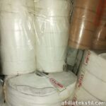 Beyaz ve Krem Renk Cep Kemer Biyesi İnce Tela Kumaş Bez 5.5 Cm Polyester Pamuk Karışımı