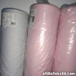 Beyaz ve Pembe Renk Yüzde Yüz %100 Pamuklu Poplin Kumaş 3 Top Fiyatları