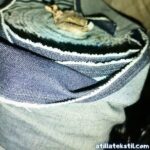 Likralı Elastan Spandeks Esnek Kot Denim Parti Malı Kumaş