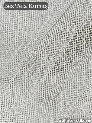 Beyaz Renk Pamuk Polyester Karışımıı Bez Tela Kumaş