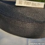 3 cm Siyah renk süper dokuma Lastik dar dokuma parti malı toptan satın al kiloluk 25 metre fiyatlar uygun