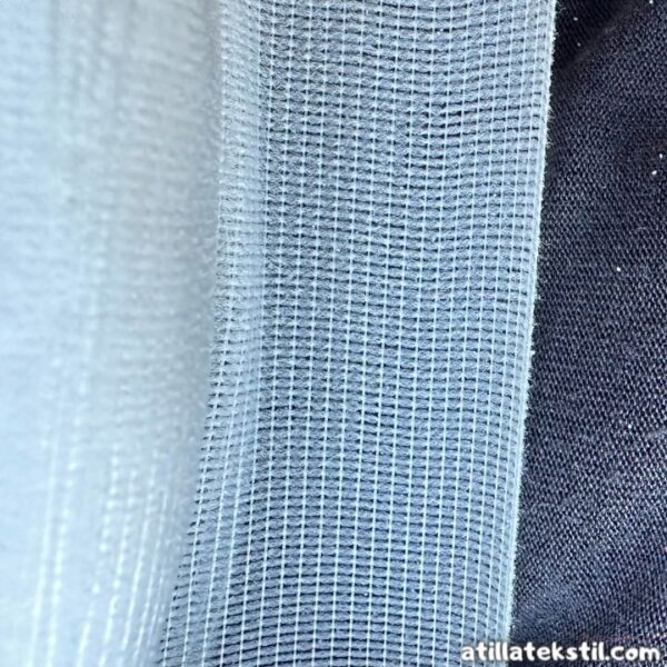 Beyaz Renk Şekerli Jarse Yapışkan Yakın Çekim Etek Paça Sertleştirme Şerit 8 cm 10 cm parti malı ucuz