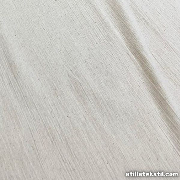Beyaz Gri Krem Renk Ham Şile Bezi Kumaş Fotoğrafı 