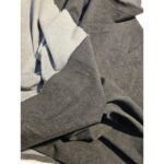 Koyu Gri Gece Siyah Duman Pamuklu Likralı Spandeks Kot kumaş toptan ürün fotoğrafı