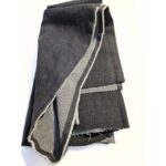 Yıkanmış Kot Denim Kumaş antrasit koyu renk likralı toptan satın al ürün fotoğrafı