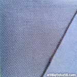 Likralı Pamuklu Poplin Kumaş - Minik Kareli - Vintage Azure Mavisi - (115 cm X 150 cm) - 270 Gr/m - Görsel 2