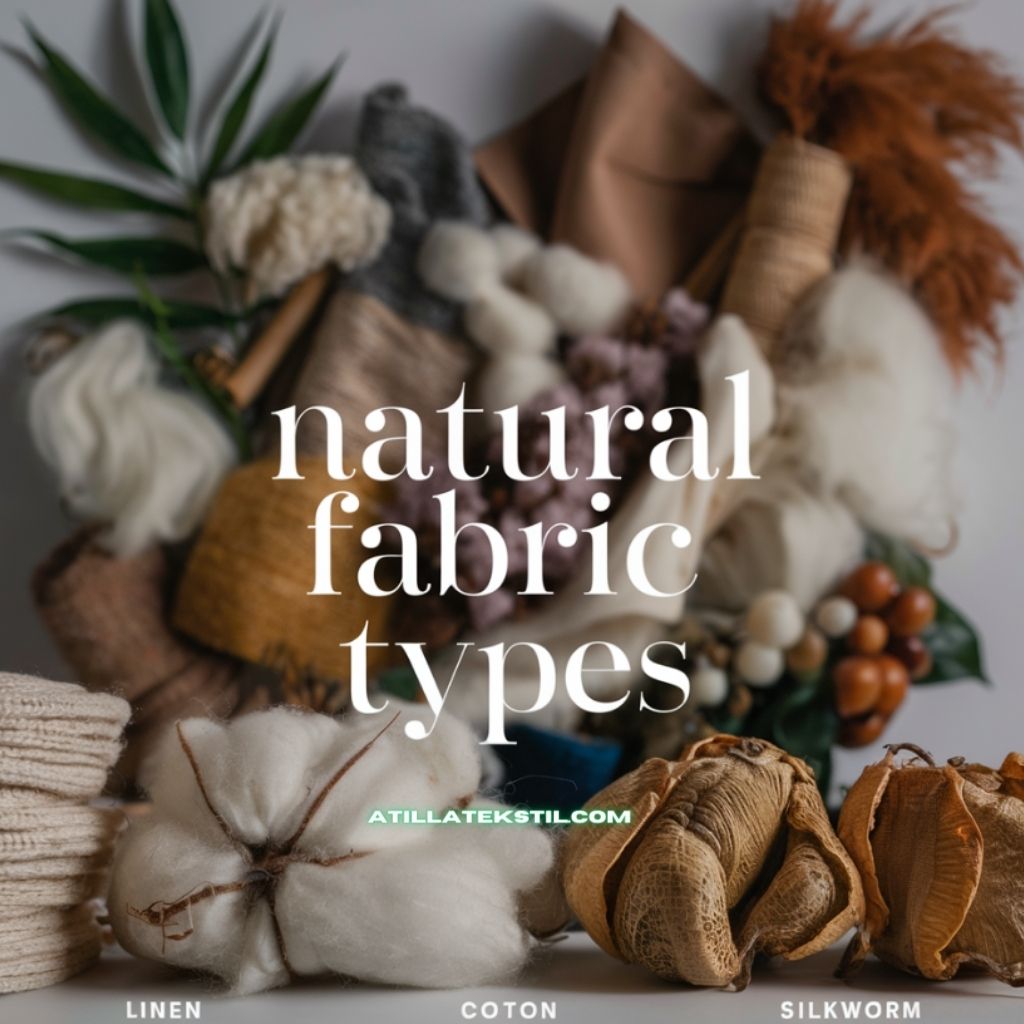 Natural Fabric Types (Doğal Kumaş Türleri) Cover Photo Kapak Resmi Keten Pamuk İpek Elyafları