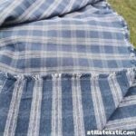 Ekose desen gabardin parça oduncu gömleği kalın kumaş, Pamuklu, Likralı Kareli desen kumaş satın al