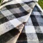 Ekose desenli, kareli oduncu gömleği kumaşı yünlü pamuklu satın almak için ürün görseli öğesi