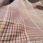 İskoç ekose desenli vintage retro pamuklu parça kumaş dokuma türleri, ürün görseli