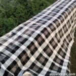 Siyah beyaz Gri renk kareli ekose desen (pötikare) yünlü parça dokuma gömleklik kumaş toptan satanlar - İstanbul Başakşehir boydan ürün görseli