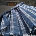 Lacivert gri renk ekose gömleklik dokuma parça kumaş satın al - Ürün Ana Görseli