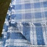 Mavi-Beyaz renk dokuma ekose poplin toptan parça kumaş uygun fiyatları ile İstanbul Atilla Tekstil'den satın alma görseli