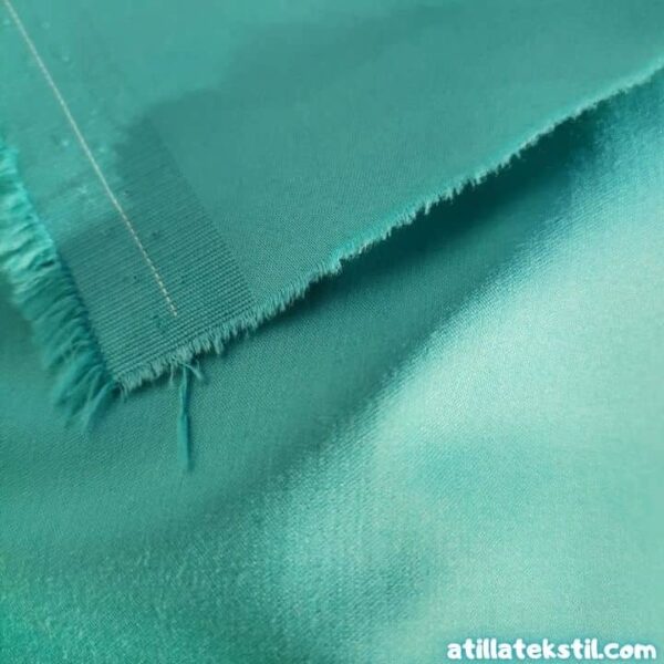 Turkuaz renk gabardin parça kumaş likralı esnek ürün resmi