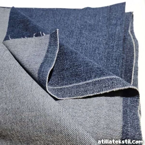 Mavi renk kot pantolonluk kumaş fiyatları - Likrasız 12 ons kot kumaş