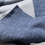 Yıkanmış kot (denim) kumaş mavi renk likrasız - Ürün Ana Görseli