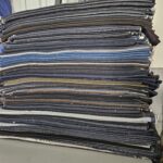 Buz Rengi Likralı Parça Denim Kumaş